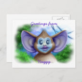 Huggy Briefkaart (Voorkant / Achterkant)