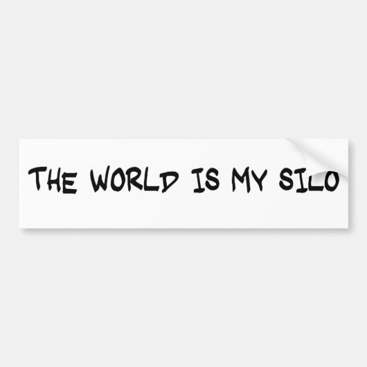 Hugh Howey WOOL De wereld is mijn Silo Sticker (Voorkant)