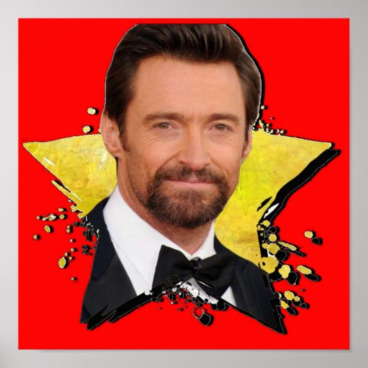 Hugh jackman poster (Voorkant)