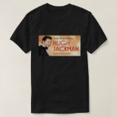 Hugh Jackman world tour muziek 2019 T-shirt (Design voorkant)