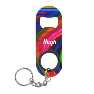 HUGH ~ Slaapkleur ~ Originele fractal ~ Mini Flessenopener