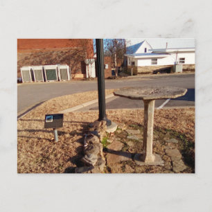 Hughes Memorial Vogelbad: Arkansas Briefkaart