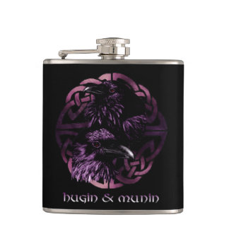 Hugin & Munin Flask Heupfles