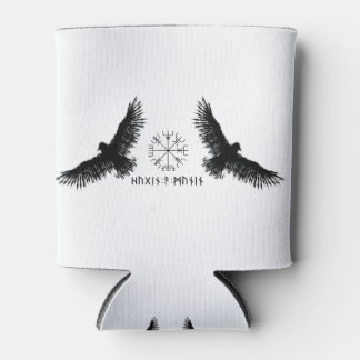 Hugin & Munin | Vegvisir | Odins Raben | schwarz Blikjeskoeler