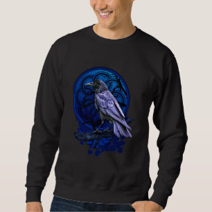 Huginn de raaf Middernacht Scandinavische Tidings Trui