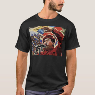 Hugo Chavez - Cartoon Revolutie T-shirt