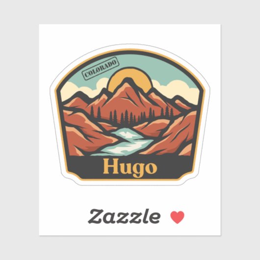 Hugo, Colorado Sticker (Vel)
