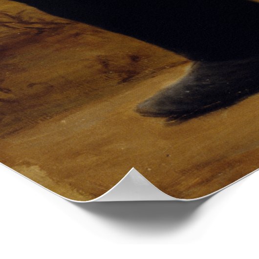 Hugo Simerg De gewonde Engel Poster (Hoek)