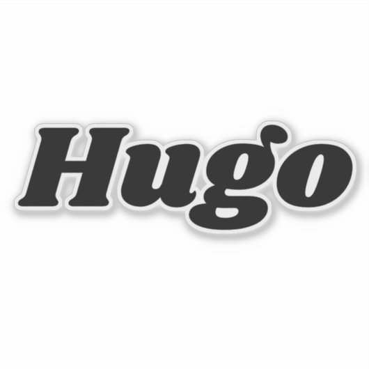 Hugo Sticker (Voorkant)
