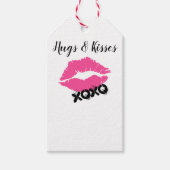 "Hugs and Kisses" Cadeaulabel (Voorkant)