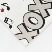 Hugs and Kisses Fleece Blanket (Hoek)