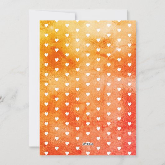 Hugs & Baisers Coeur Saint Valentin`s Day Carte ph (Dos)