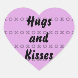 Hugs en Kisses Hart Sticker