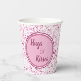Hugs en Kisses Papieren Bekers