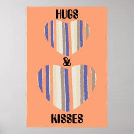Hugs en Kisses Poster