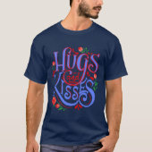 Hugs en Kisses T-shirt (Voorkant)