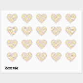 Hugs en kussen hart sticker (Vel)