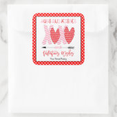 Hugs et baisers Enfants Valentines Stickers (Sac)
