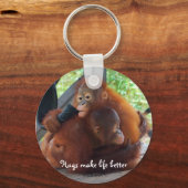 Hugs is belangrijk sleutelhanger (Voorkant)