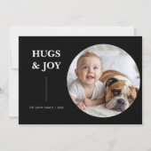 Hugs, Joy & Pawprints Partout le monde carte de va (Devant)