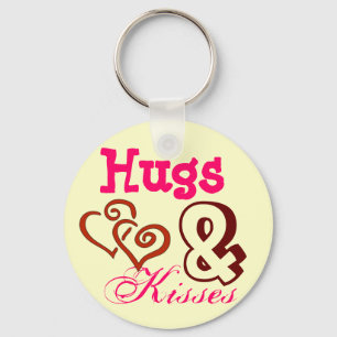 Hugs & Kisses Keyring Sleutelhanger