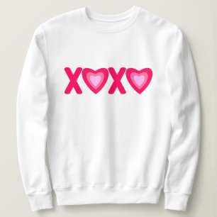 Hugs Kisses Love Hearts Trui