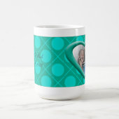 Hugs & Kisses XOXO Coeur Photo Mug (Centre)