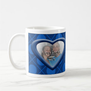 Hugs & Kisses XOXO Personnalisable Coeur Photo Mug
