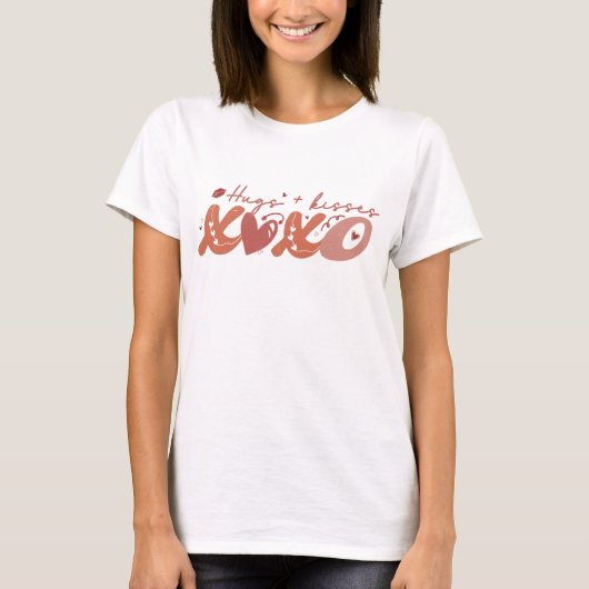 Hugs Kisses XOXO T-shirt (Voorkant)