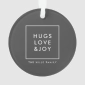 Hugs Love et Joy | Stylish Trendy Christmas (dos)