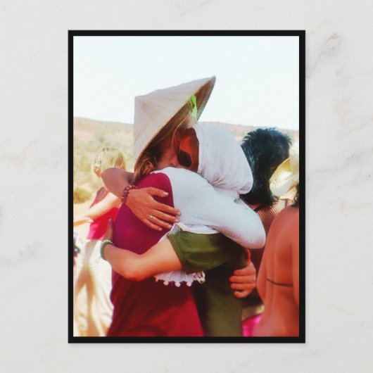 Hugs op de Dancefloor Briefkaart (Voorkant)