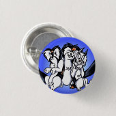 Hugs overal. ronde button 3,2 cm (Voorkant /achterkant)