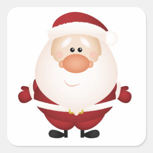 Hugs uit de Sticker van Santa Claus