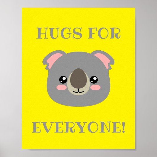 Hugs voor iedereen! poster (Voorkant)
