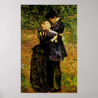 Huguenot Lovers op Saint Bartholonew's Day Poster