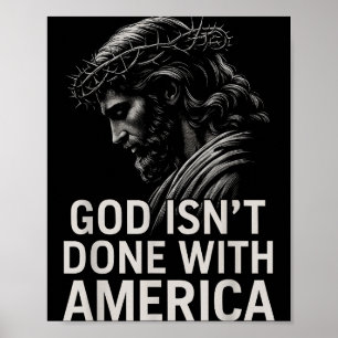 Hugvyn God Is Nog Niet Klaar Met Amerika Christeli Poster