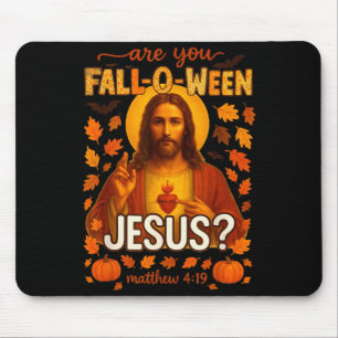 Hugvyn Halloween Bent U Fall-o-ween Jezus Christus Muismat