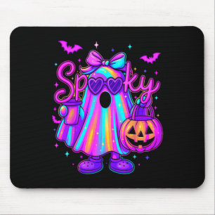 Hugvyn Halloween Spooky Ghost Girl Pastel Pumpkin Muismat