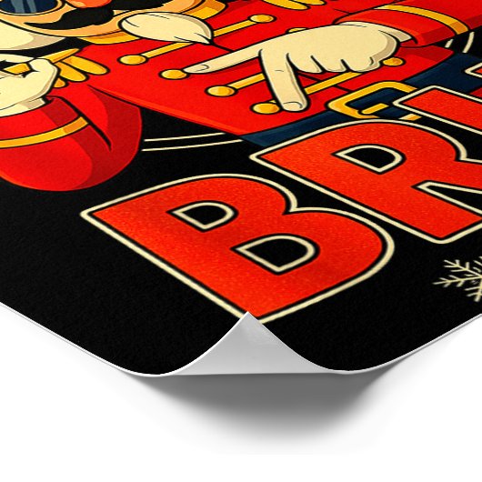 Hugvyn Six Seven Bruh Nutcracker Christmas 67 Meme Poster (Hoek)