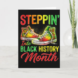 Hugvyn Stapt Juneteent Black History Month Binnen Kaart