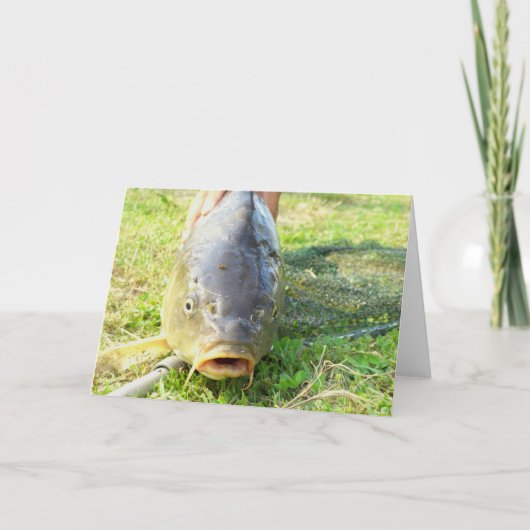 Huh? - Carp Close up Kaart (Voorkant)