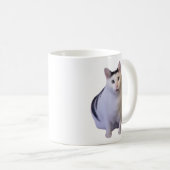 Huh Chat Mème Mug Double Côté (Devant droit)