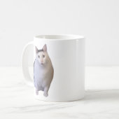 Huh Chat Mème Mug Double Côté (Devant gauche)