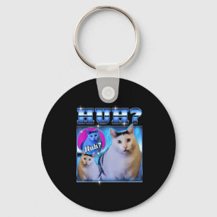 Huh Kat Grappige Kat Meme Rare Kat Bootleg Sleutelhanger