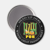 HUH MAGNET MAGNEET (Voorkant / Achterkant)