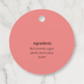 Huiant Jelly Round Label Cadeft Label (Achterkant)