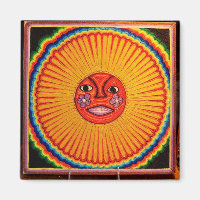 Huichol String Art Sun Mexican Folk Art