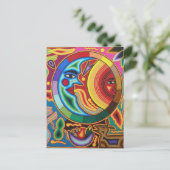 Huichol String Art uit Mexico Briefkaart (Staand voorkant)