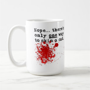 Huid A Cat Bloody Funny Mug Koffiemok