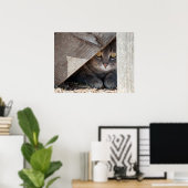 Huid-a-Kat Poster (Thuiskantoor)